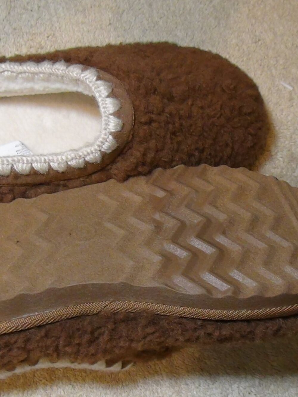 Cat & Jack Kids Nola Clog Slippers Size 2 Tan